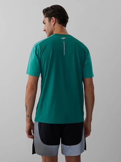 Tricou de alergare pentru bărbați 4F M2276 4FWAW26TFTSM2276 teal