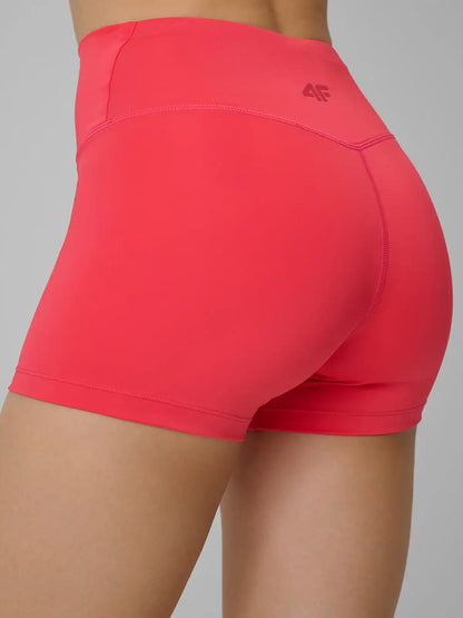 Женские короткие леггинсы для фитнеса 4F F086 4FWSS26TFSTF086 coral