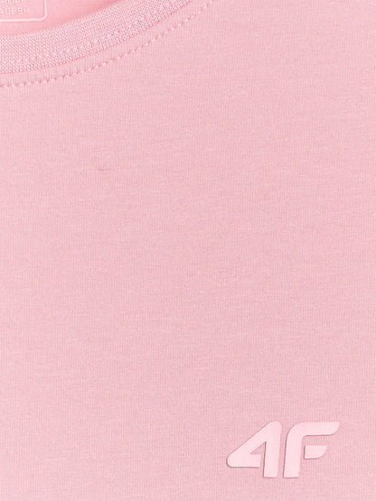 Женская футболка casual 4F F2255 4FWMM00TTSHF2255 light pink
