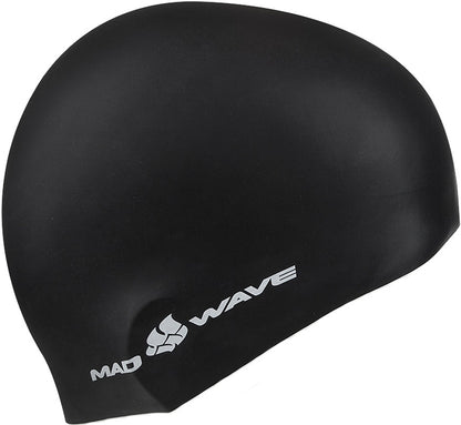 Шапочка для плавания Mad Wave M0531 12 2 01W Intensive Big, Black