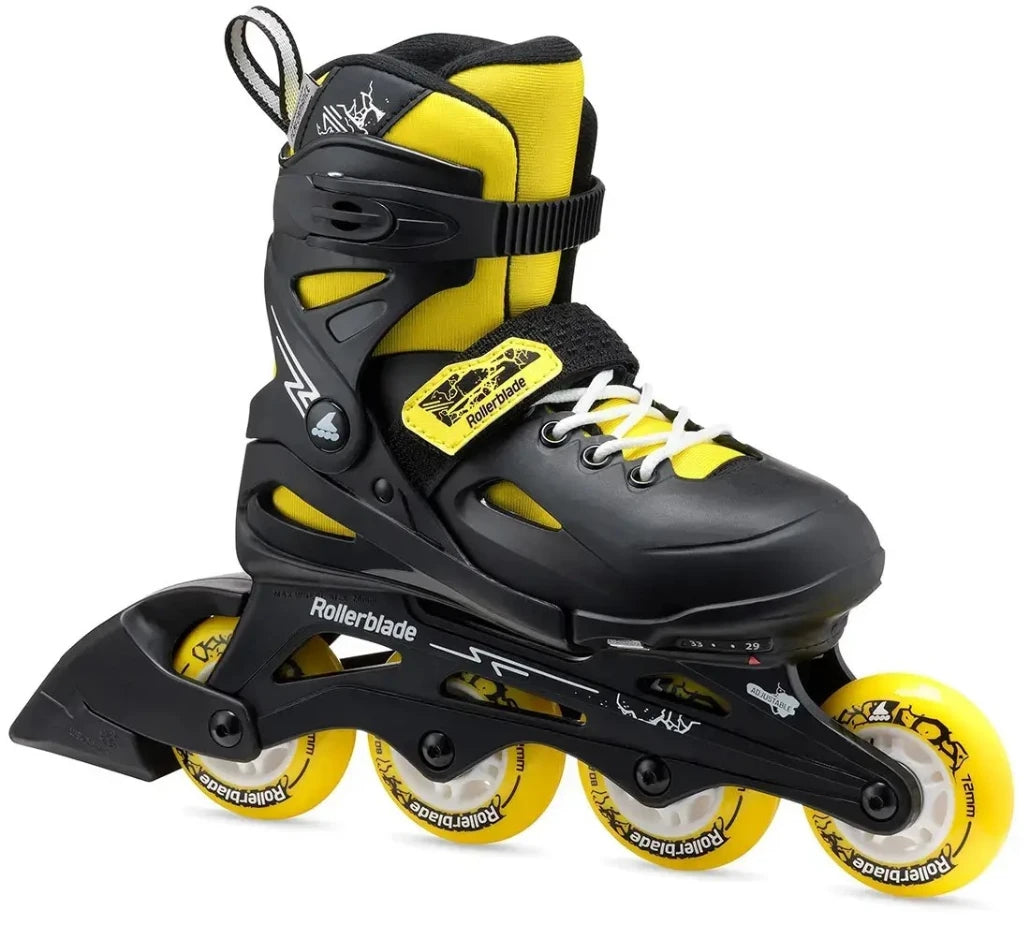 Role Rollerblade Fury 7373500800 nero/giallo