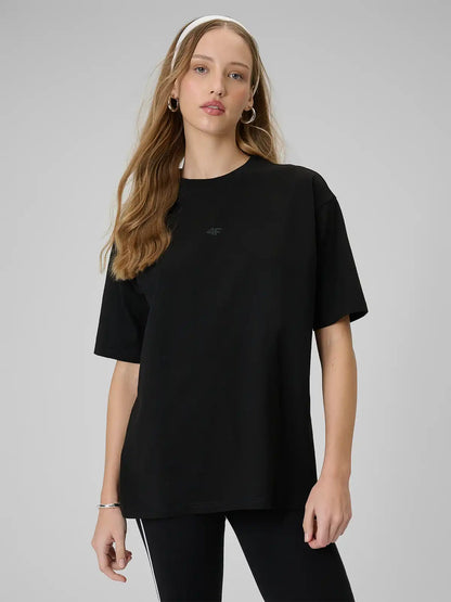 Женская футболка casual  4F F2744 4FWSS26TTSHF2744 deep black