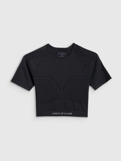 Tricou scurt pentru femei pentru fitness 4F F1813 4FWSS26TFTSF1813 deep black