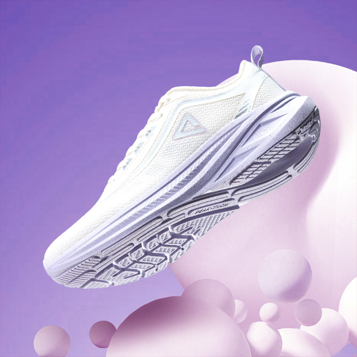 Кроссовки женские для бега Peak ET59838H white/purple