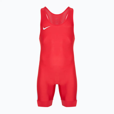 Tricou bărbătesc pentru arte marțiale Nike Grappler Elite Stock Singlet STKSINGGE - 658 scarlet/white 