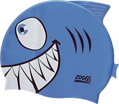 Căciulă pentru înot  Zoggs Junior Character Cap Blue Jaws 465004
