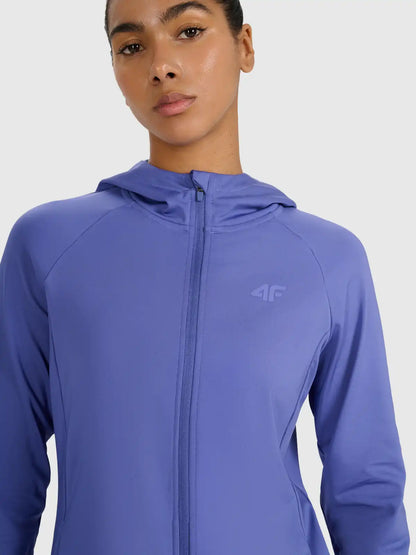 Hanorac cu fermoar pentru femei 4F F585 4FWAW25TFSWF585 navy