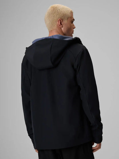Jachetă rezistentă la vânt pentru bărbați 4F M608 4FWAW26TSOFM608 deep black