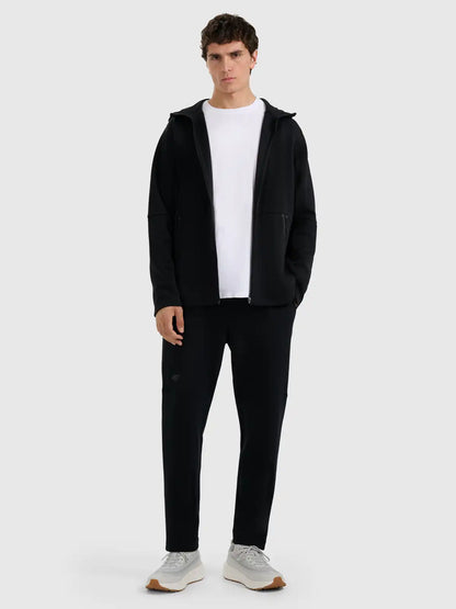 Hanorac cu fermoar pentru bărbați 4F M1865 4FWAW25TSWSM1865 deep black