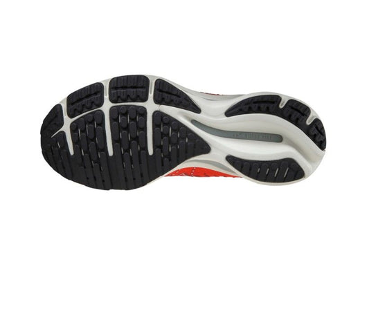 Adidași bărbați pentru alergare Mizuno WAVE RIDER 25 / Cherry Tomato / 10077C / Vaporous Gray / J1GC210394