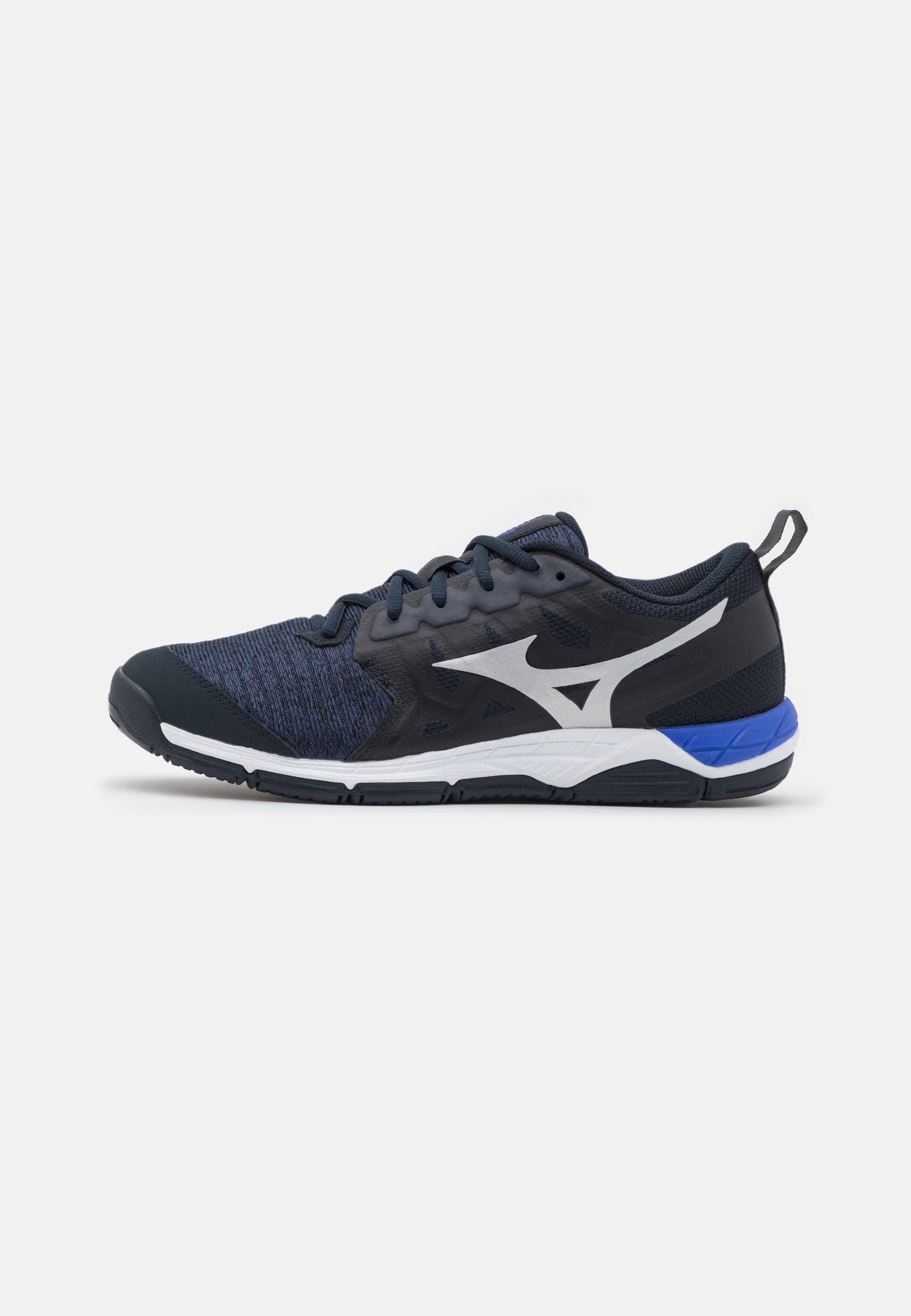 Кроссовки мужские для волейбола Mizuno wave supersonic 2 / sky captain / galaxy silver / violet blue /v1ga204002