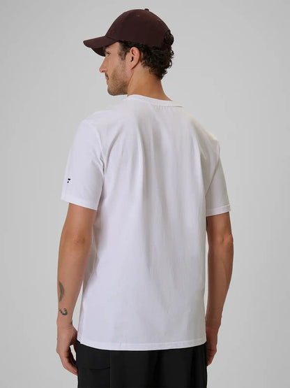 Tricou pentru bărbați casual 4F M2784 4FWSS26TTSHM2784 white