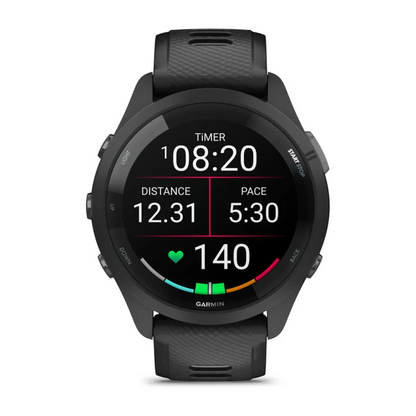 Ceas inteligent pentru alergare 010-02810-10 Garmin Forerunner 265 Black/Powder Gray