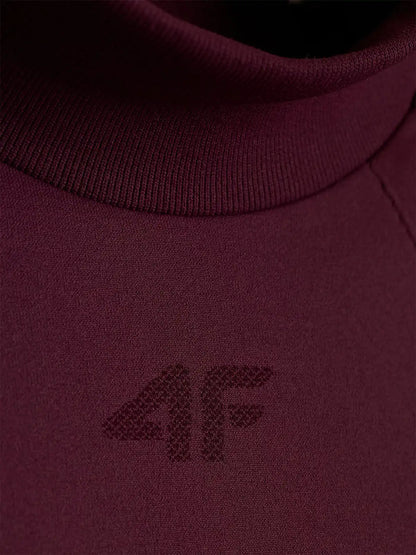 Longsleeve termo pentru femei  4F F324 4FWAW26USEAF324 burgundy