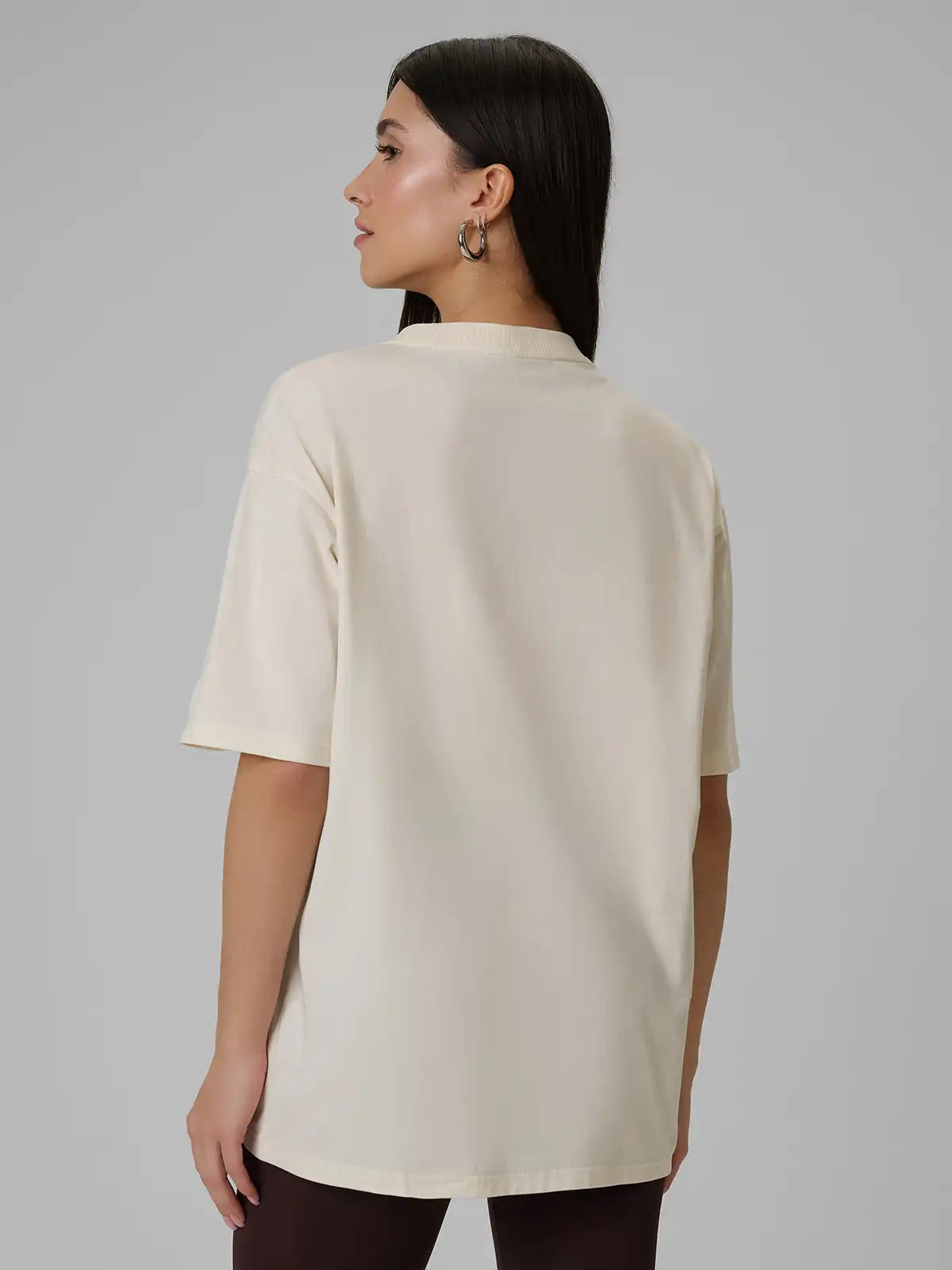 Женская футболка casual  4F F2744 4FWSS26TTSHF2744 creme
