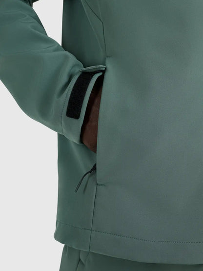 Jacheta rezistentă la vânt pentru bărbați 4FM362 4FWAW25TSOFM362 dark green
