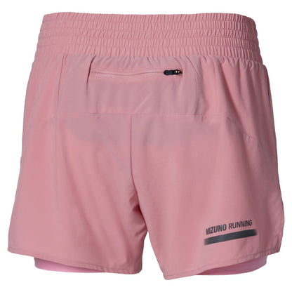 Pantalonii scurți de alergare pentru femei Mizuno Active 2in1 4.5 Inches Short J2GBD203 65
