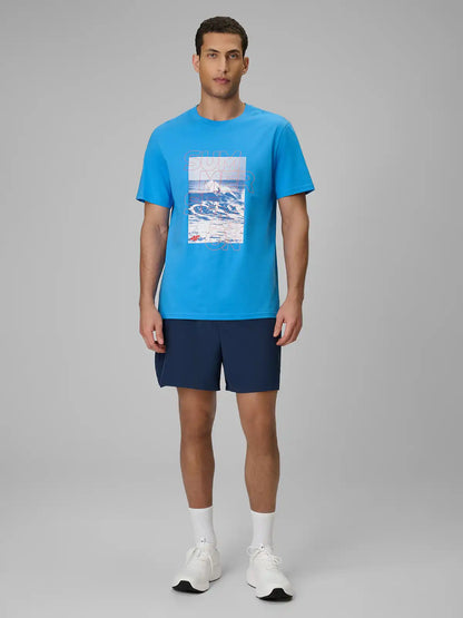 Мужская футболка casual 4F M2783 4FWSS26TTSHM2783 blue