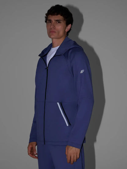 Hanorac cu fermoar pentru bărbați 4F M1865 4FWAW25TSWSM1865 anthracite