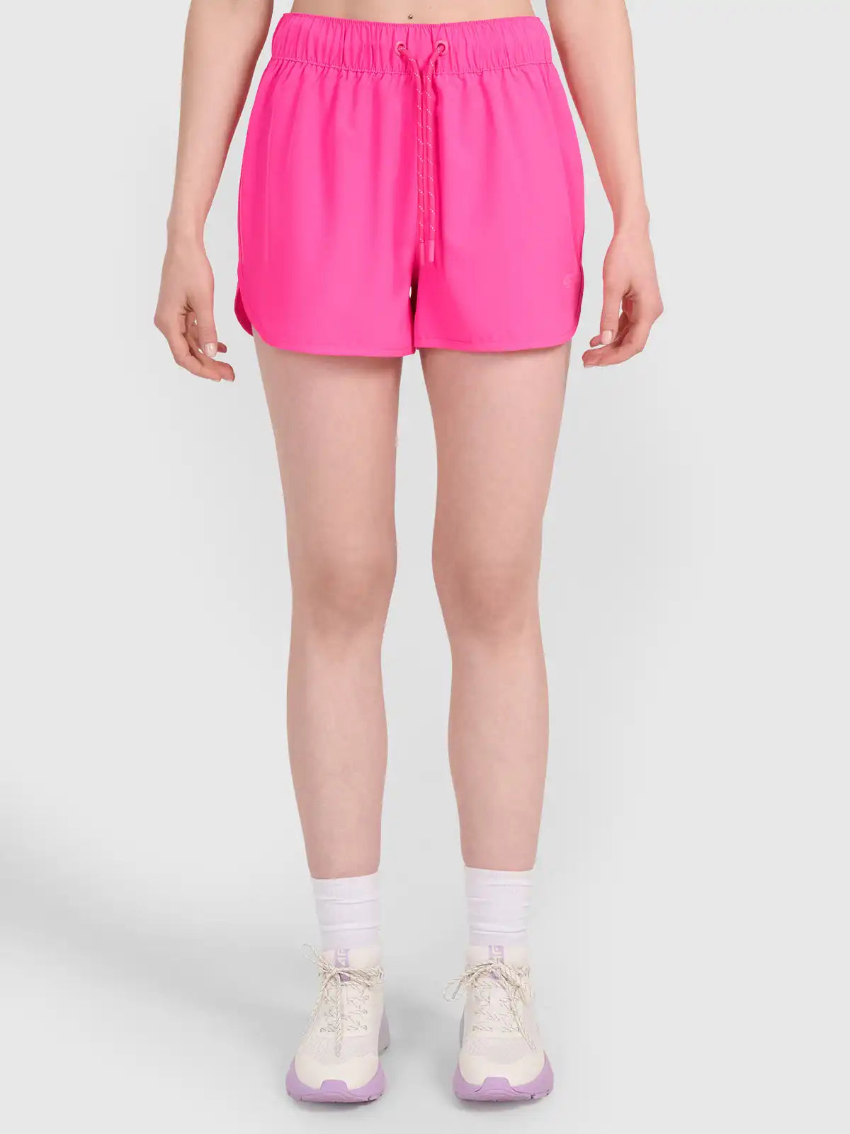 Pantaloni scurți de plajă pentru femei 4F F160 4FWSS26UBDSF160 hot pink
