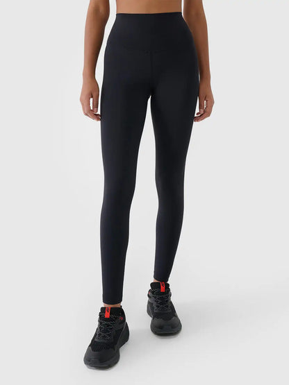 Legginși de antrenament pentru femei  4F F418 4FWSS26TFTIF418 deep black