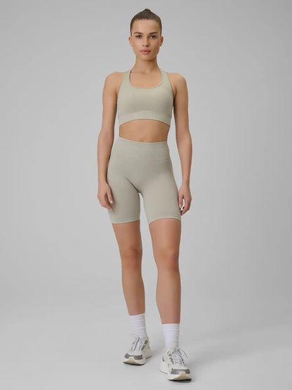 Женские короткие леггинсы для фитнеса 4F F109 4FWSS26TFSTF109 creme