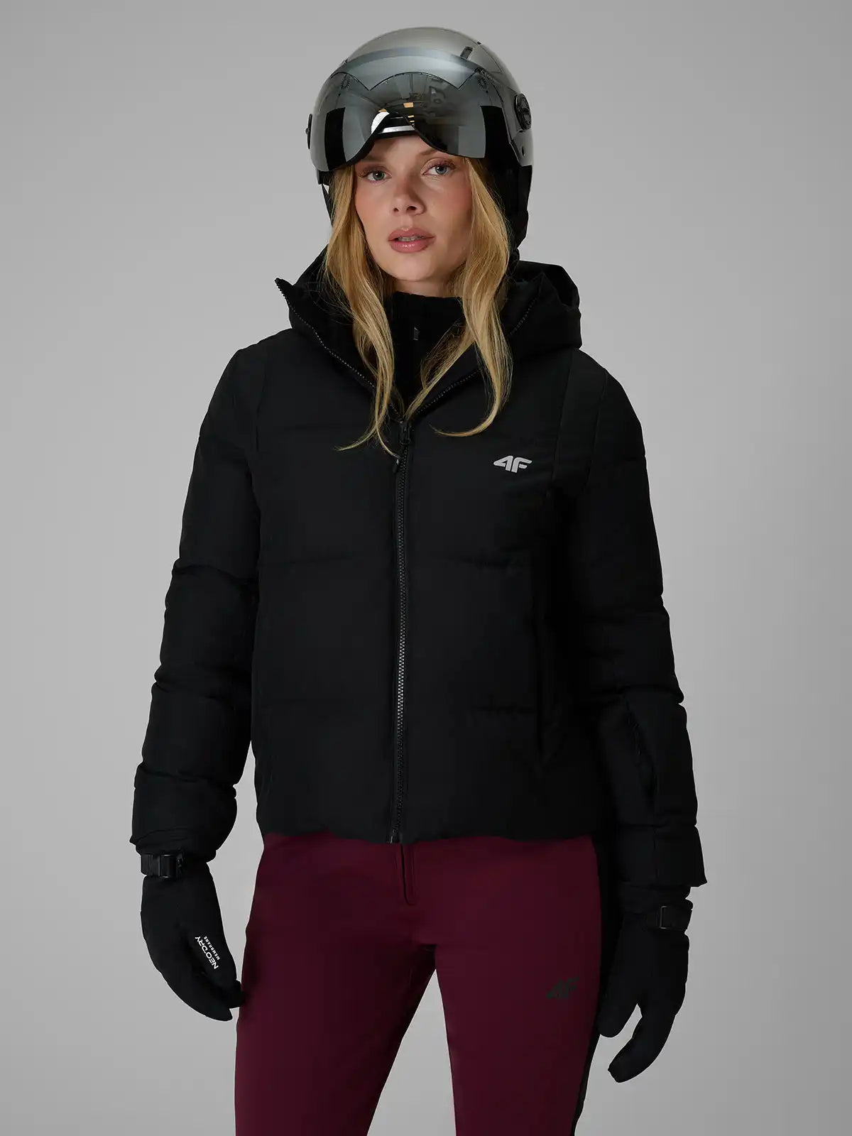 Geacă de ski pentru femei 4F F1223 4FWAW26TTJAF1223 deep black