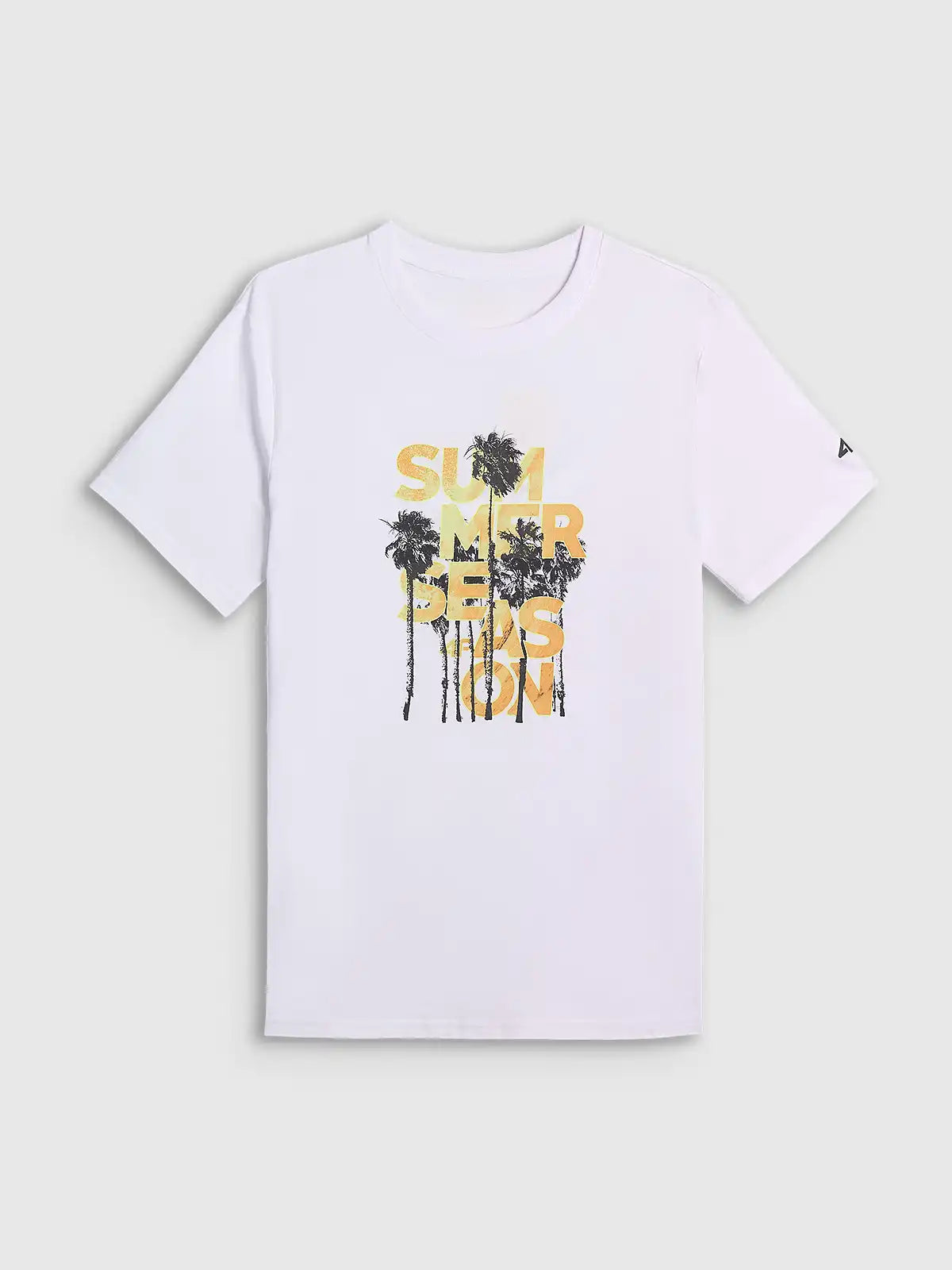 Tricou pentru bărbați casual 4F M2784 4FWSS26TTSHM2784 white