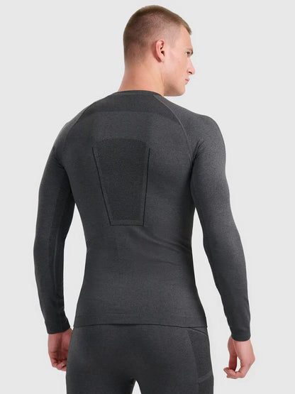 Мужской лонгслив термо 4F M237 4FWAW25USEAM237 black melange