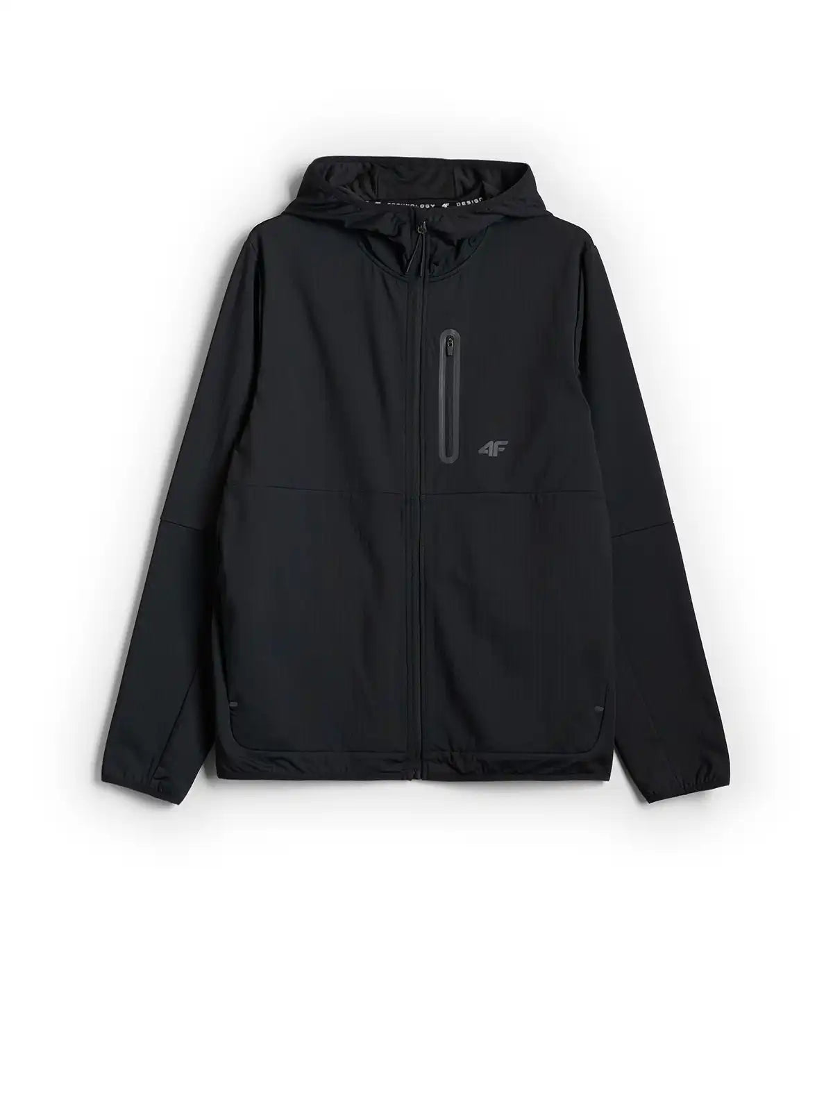 Hanorac cu fermoar pentru bărbați 4F M2732 4FWAW26TSWSM2732 deep black 