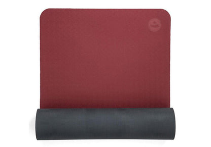 Covor pentru yoga Bodhi Lotus Pro dark red/anthracite