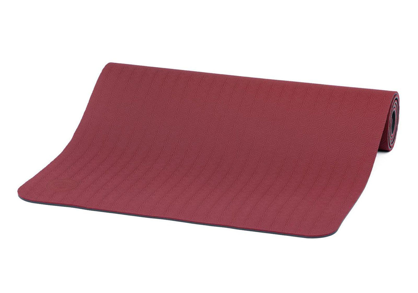 Covor pentru yoga Bodhi Lotus Pro dark red/anthracite