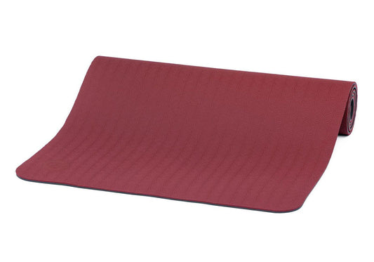 Covor pentru yoga Bodhi Lotus Pro dark red/anthracite