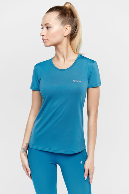 Tricou de fitness pentru femei AimoSport TRF004-3  blue