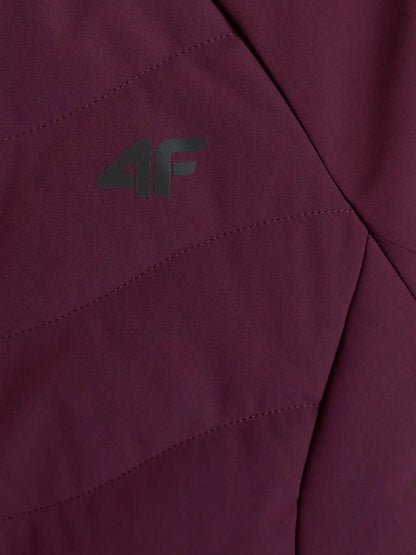 Geacă de ski pentru femei 4F F1222 4FWAW26TTJAF1222 burgundy 