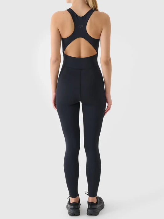 Salopetă pentru femei pentru yoga 4F F039 4FWAW25TJUMF039 deep black