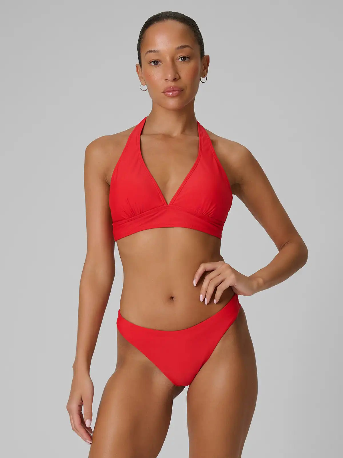 Top de baie bikini pentru femei 4F F088 4FWSS26UBKTF088 red