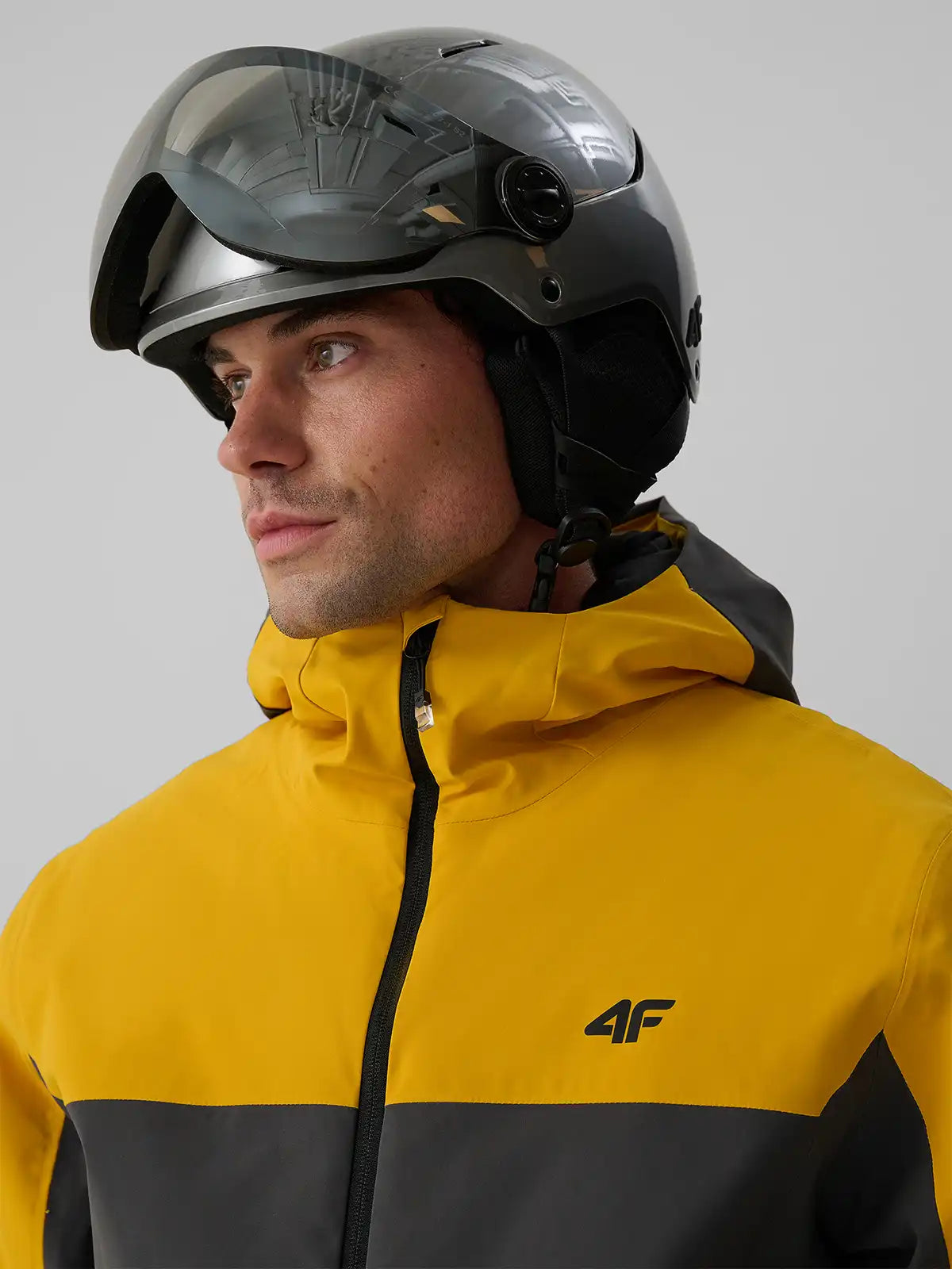 Мужская лыжная куртка 4F M1203 4FWAW26TTJAM1203 yellow