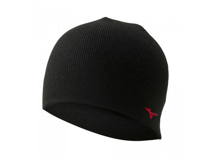 Шапка Mizuno bt knit cap / black/red /a2gw0555z09