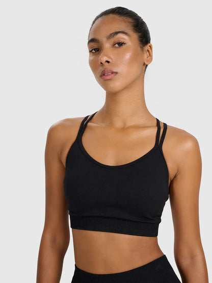 Bra pentru fitness 4F F218 4FWAW25USBAF218 deep black