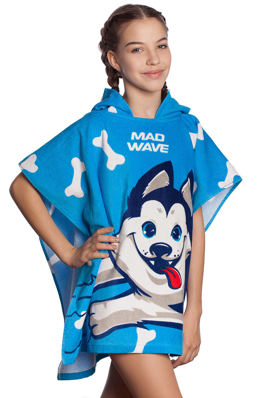 Пончо madwave m0760 02 0 00w poncho kids husky