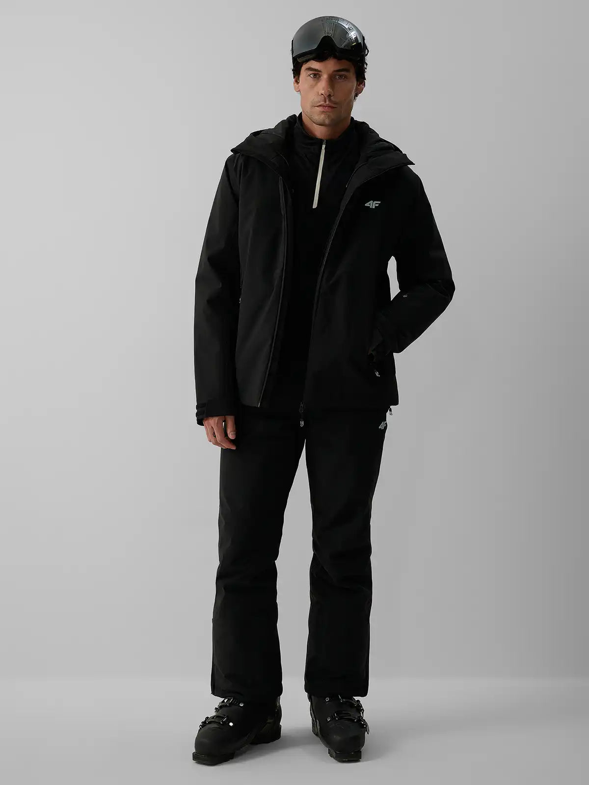 Geacă de ski pentru bărbați 4F M1202 4FWAW26TTJAM1202 deep black