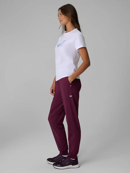 Pantaloni sportivi pentru femei 4F F1753 4FWAW26TTROF1753 dark pink 