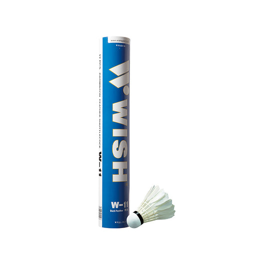 Fluturas pentru badminton Wish Duck Feather Shuttlecocks W-11