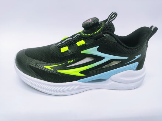 Adidași de alergare pentru copii Peak EK52260H black/fluorescent green