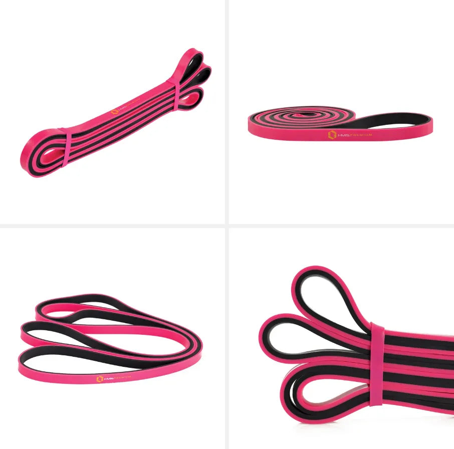 Фитнес резинка  Abisal GU06  Band HMS  (Pink-Black)