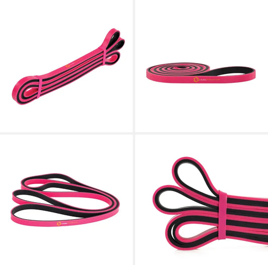 Bandă de fitness Abisal GU06 Band HMS  (Pink-Black)