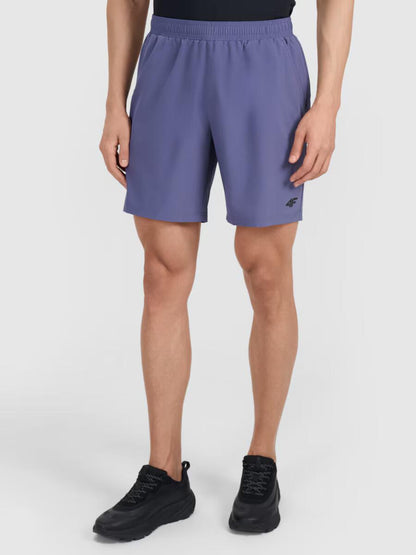 Pantaloni scurți de antrenament pentru bărbați 4F  M1040 4FWAW25TFSHM1040 denin 