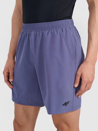 Pantaloni scurți de antrenament pentru bărbați 4F  M1040 4FWAW25TFSHM1040 denin 