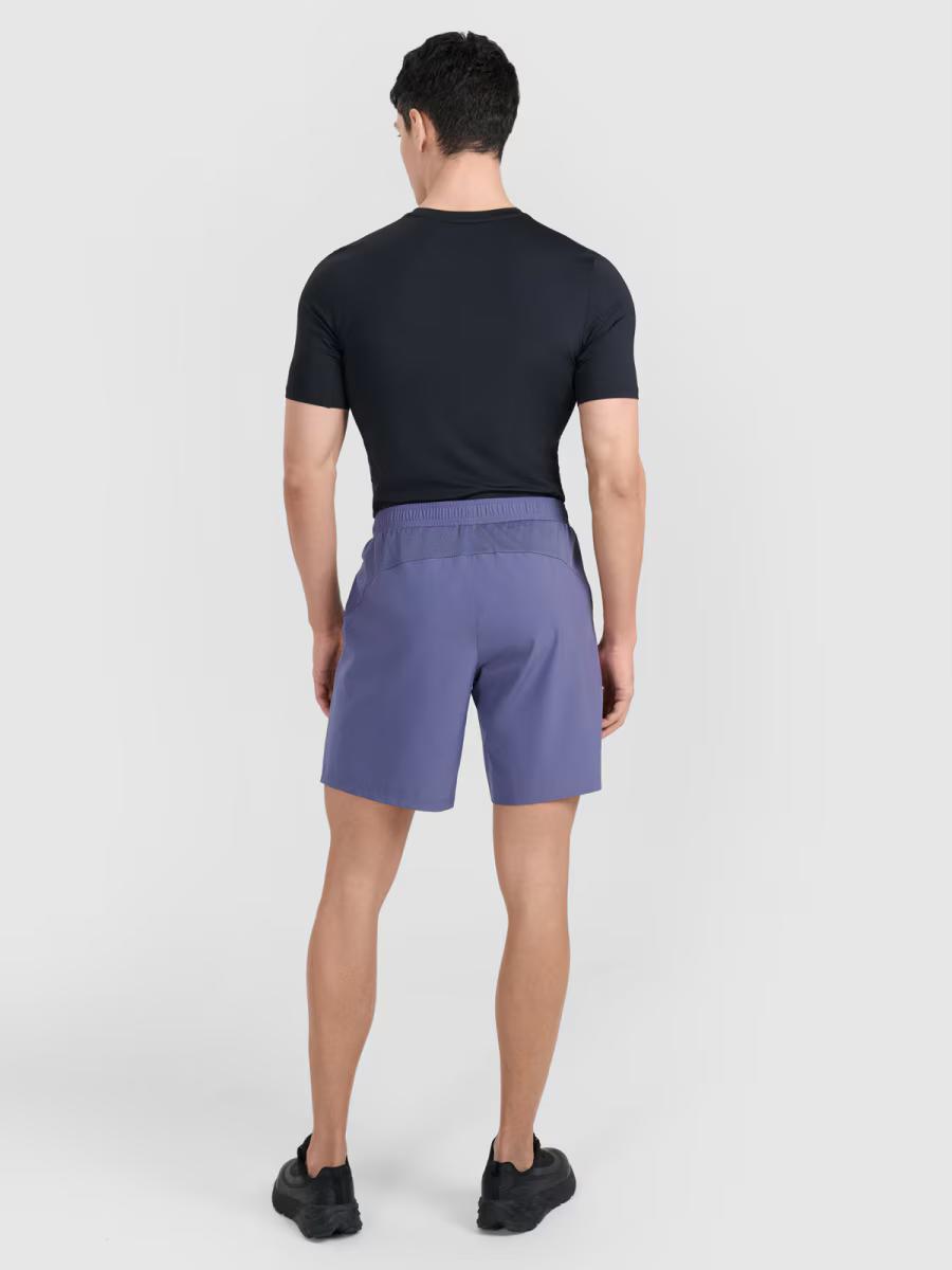 Pantaloni scurți de antrenament pentru bărbați 4F  M1040 4FWAW25TFSHM1040 denin 